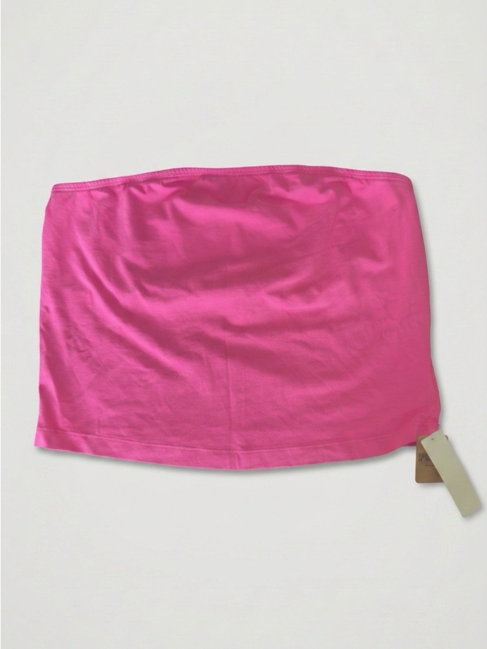 Victoria’s Secret PINK Bandeau Tube Top Neon Pink Size Large NWT